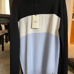 Fendi wool sweater men size 54 (XL) new with tags
